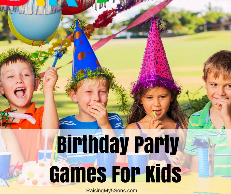 Birthday party games for kids