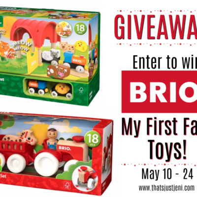 GIVEAWAY: BRIO My First Farm Toys