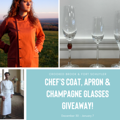 Chef Coat, Apron, and Champagne Flutes Giveaway!