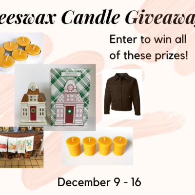 Beeswax Tea Light Candles, Beeswax Votive Candles Giveaway