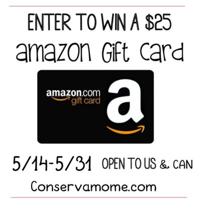 $25 Amazon Gift Card Giveaway