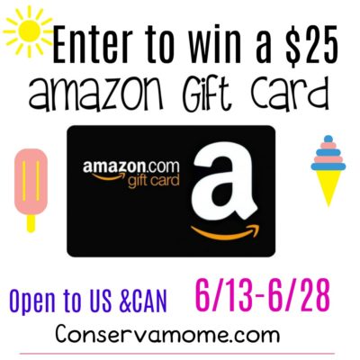 Enter to WIN a $25 Amazon Gift Card