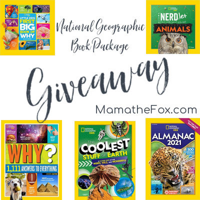 Enter To Win a Prize Pack Book Bundle From National Geographic (Valued at over $85)