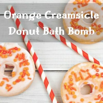Orange Creamsicle Donut Bath Bomb