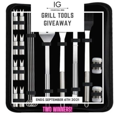 IG Charcoal BBQ Grill Tools Giveaway