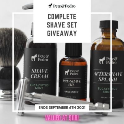 Pete & Pedro Shave Set Giveaway