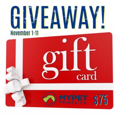 My Pet Prints $75 Gift Card Giveaway