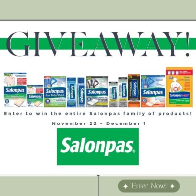 GIVEAWAY: Complete family of Salonpas products valued at over $150