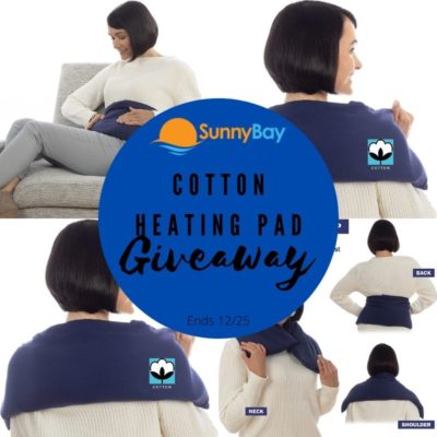 SunnyBay Cotton Heating Pad Giveaway