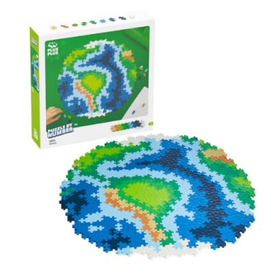 Puzzle by Number Earth from Plus Plus