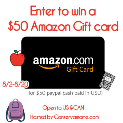 Enter to WIN a $50 Amazon Gift Card
