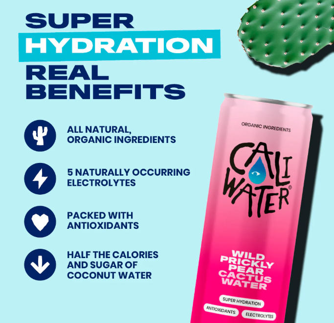 Caliwater plant-based cactus water