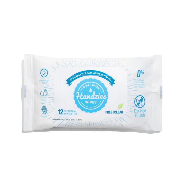 Handzies Soap + Water Wipes