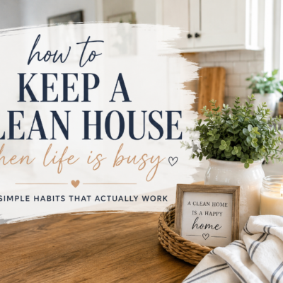 How to Keep a Clean House When Life is Busy