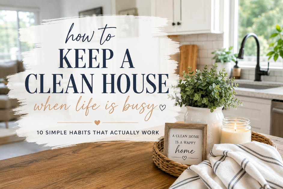 How to Keep a Clean House When Life is Busy